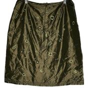 Vintage New York & Co. Silk Skirt