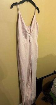 Nbd small pink maxi dress