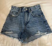 Cotton On high waisted mom denim shorts