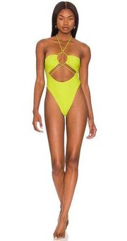 Lovewave The Rumi One Piece in Lime Green XSmall New Womens Swimsuit