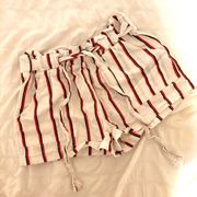 Brandy Melville Striped Shorts With Tie