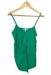 NWT Chelsea 28 Twist Cami Top Emerald Green XS ~