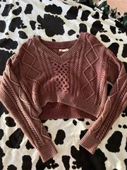 XS Cropped Sweater
