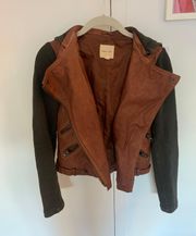 Brown Leather Jacket 