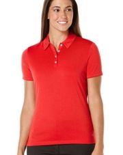 Callaway Red Polyester Polo Shirt (XL)