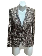 The kooples animal print blazer