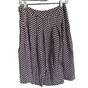 TalbotsBlack/Pink/White Print Pleated Skirt. Size 6P.