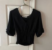 Abercrombie & Fitch Peplum Top 