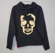 Zadig & Voltaire Clipper Skull Foil Hoodie