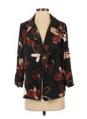 14th & Union Floral Print Open Front Cardigan