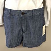 A New Day Chino Denim Shorts- Size 6