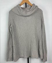 J. Jill Grey Marled Cowl Neck Knit Tunic Sweater