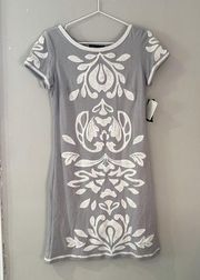 INC Embroidered Knee Length Dress Size Small New With Tags G0183