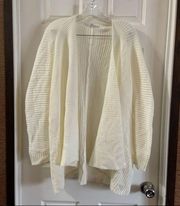 Jack by BB Dakota Cream Open Front Cardigan size M