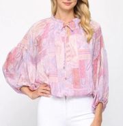 FATE Multicolor Paisley Blouse