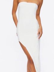 White high low dress