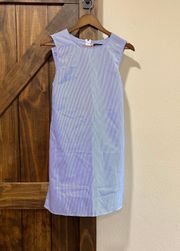 Women’s  Stripe Dress in Light Blue