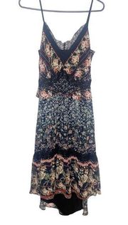 Adelyn Rae tiered floral midi dress size small m