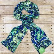 Vera Bradley Rhythm & Blues Knitted Scarf New With Tags