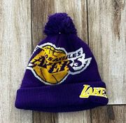 Lakers purple beanie