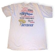 Vintage sky drive short sleeve tee shirt