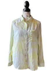 Pilcro Anthropologie Boho Long Sleeve Long Sleeve Blouse Size  Eyelet Details S