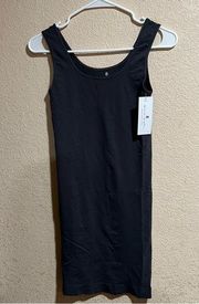 NWT Spiritual Gangster gray scoop neckline seamless tank dress