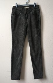 Washed black Gray slim fit jeans