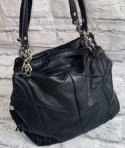 B Makowsky Leather Handbag