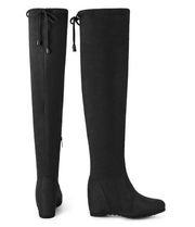 Over the Knee Wedge Boots