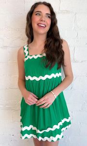 Green mini dresss