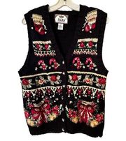 Vintage Tiara International Christmas Sweater Vest