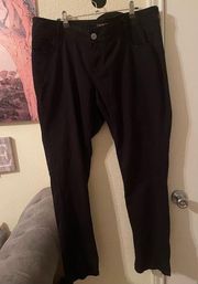 Plus size Womens Southpole black pants size 18 pre-owned