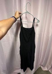 Black Cotton Jumpsuit