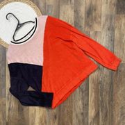 Splendid X Margherita Color Block Terry Cloth Sweatshirt Womens Size Small