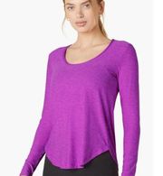 Beyond Yoga Featherweight Scooped Long Sleeve Pullover Medium