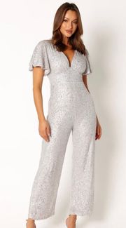 Silver Sequin Jumpsuit