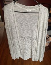 Lightweight Gray Cardigan