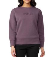 FILA Ladies' Purple Logo Crewneck Sweatshirt NWT