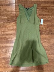 olive green dress