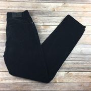 VINTAGE CALVIN KLEIN BLACK VELVET STRAIGHT FIT JEANS