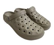 Joybees Women’s Varsity Clog Gray Size 9 Lightweight Slip Resistant NWOT