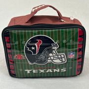 Football Houston Texans Travel School Game Card Cooler Lunch Box Bag