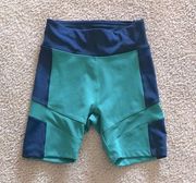 Cutest ASOS Teal / Blue Workout Spandex Shorts