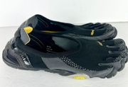 Fivefingers Jaya Barefoot Toe Shoes Size 38 US 7.5/8 Black Grey Running