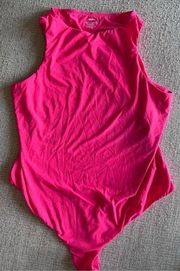 Skims Neon Bodysuit High Neck Fits Everyone Thong NWOT