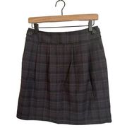 HALOGEN PLAID PLEATED Skater Skirt Size 4