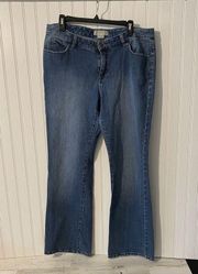 michael kors jeans size 12 Bootcut  12/32 Embroidered Floral distressed hem