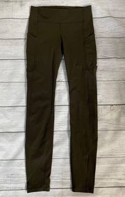 Lululemon Speed Up Tight 28” Legging Dark Olive Green Women Size 4