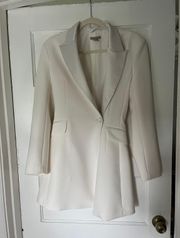 White Blazer Dress